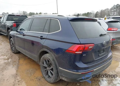 2022 Volkswagen Tiguan 2.0T Se z USA, uszkodzony, nr VIN 3VV3B7AXXNM024775